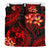 Polynesian Bedding Set - Tonga Duvet Cover Set - Red Plumeria - Polynesian Pride