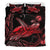 Turtle Polynesian Bedding Set Mix Hibiscus Red - Polynesian Pride