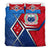 Samoa Bedding Set - Samoa Flag with Polynesian Patterns - Polynesian Pride