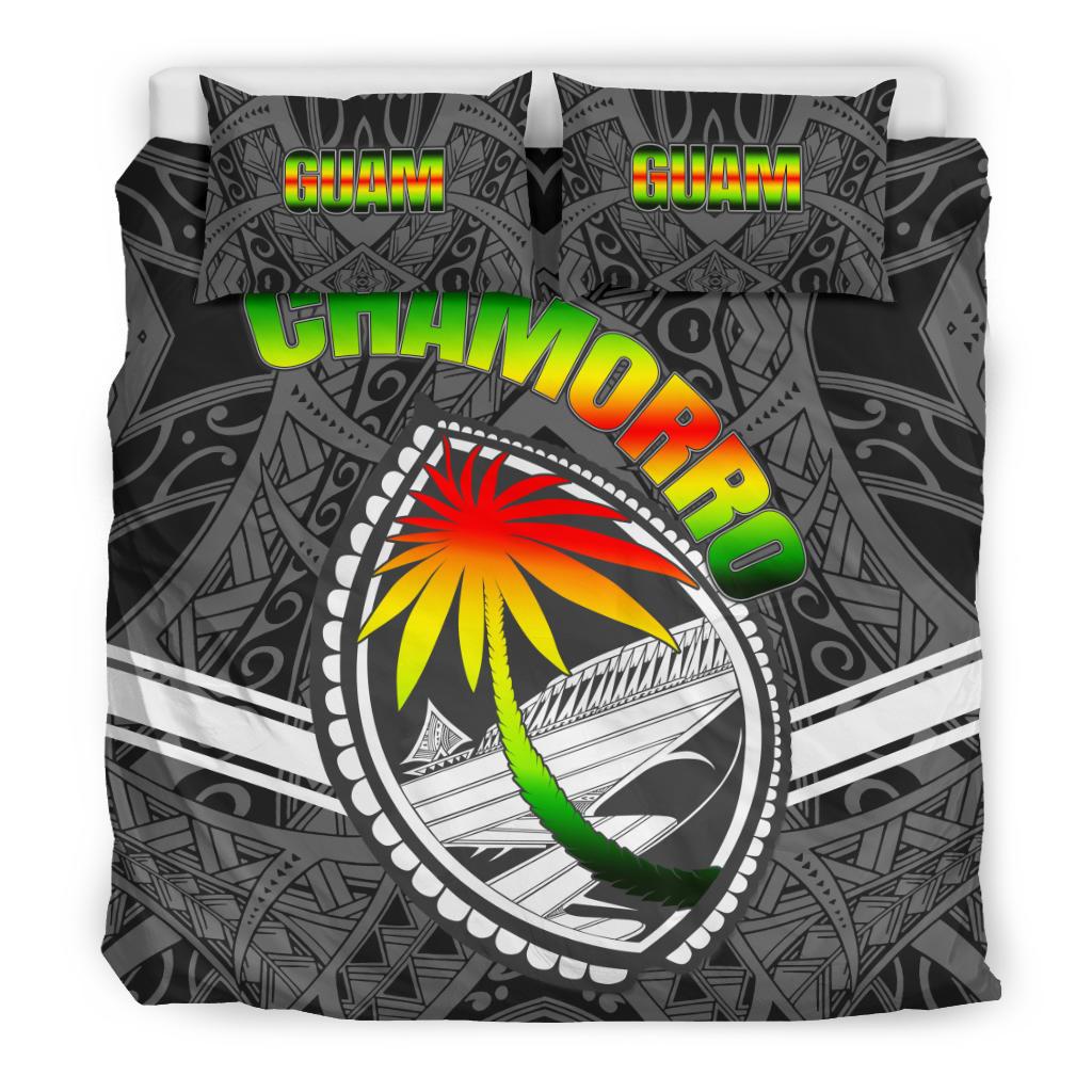 Guam Bedding Set - Turtle Guam Seal Chamorro - Polynesian Pride