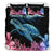 Hawaii Turtle Ocean Bedding Set Black - Polynesian Pride