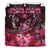 Hawaii Polynesian Turtle Waves Hibiscus Bedding Set - Erik Style - AH - Pink - Polynesian Pride