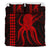 Hawaii Octopus KaKau Polynesian Bedding Set - Red - Polynesian Pride