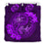 Hawaii Yin Yang Turtle Shark Hibiscus Plumeria Bedding Set - Purple - Polynesian Pride