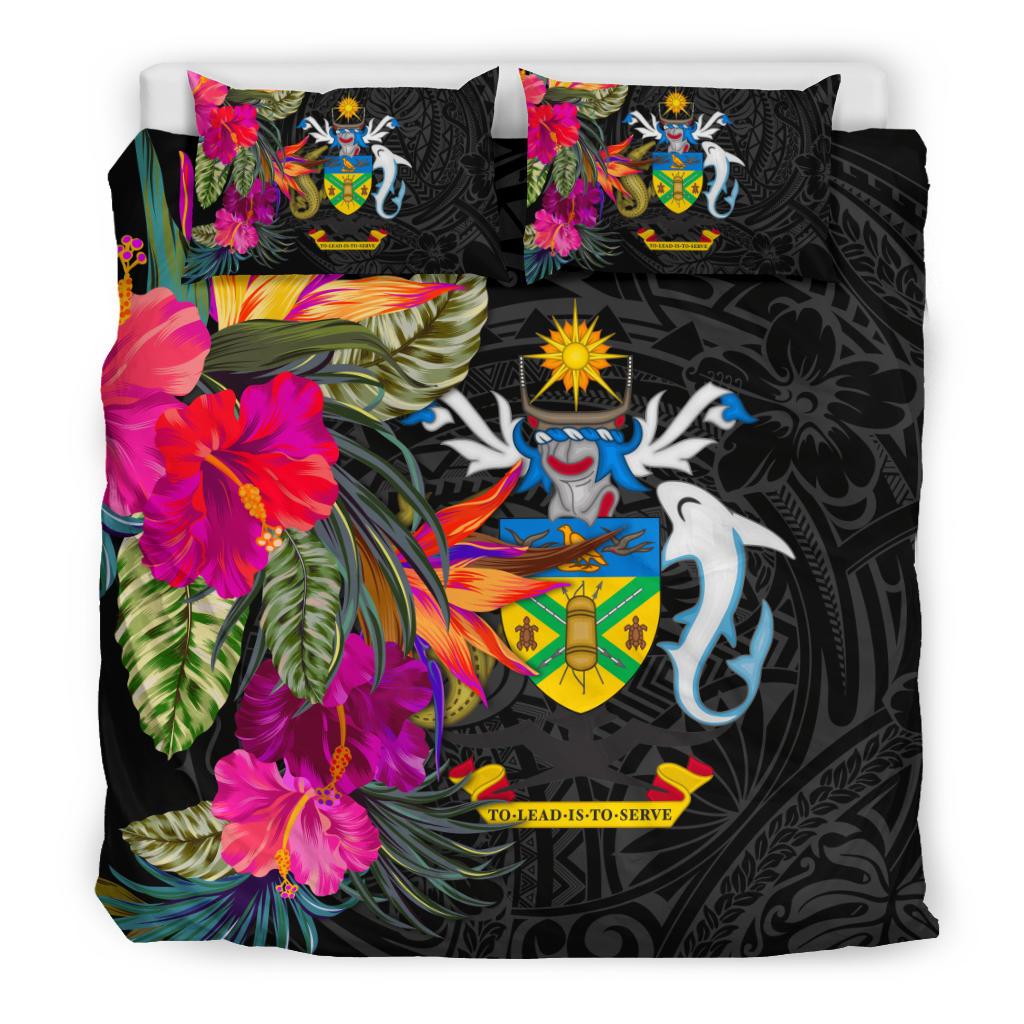 Solomon Islands Bedding Set - Polynesian Hibiscus Pattern - Polynesian Pride