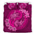 Hawaii Yin Yang Turtle Shark Hibiscus Plumeria Bedding Set - Pink - Polynesian Pride