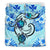 Hawaii Polynesian Plumeria Hibiscus Turtle Bedding Set - AH - Jack Style - Blue - Polynesian Pride