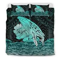 Hawaii Hibiscus Wale Polynesian Bedding Set - Polynesian Pride