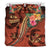 Polynesian Turtle Bedding Set - Tribal Tattoo With Hibiscus Coral - Polynesian Pride