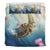 Hawaii Turtle And Jellyfish In Deep Sea Moana Bedding Set - Polynesian Pride