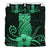 Hawaii Polynesian Pineapple Hibiscus Bedding Set - Zela Style Green - Polynesian Pride