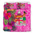 Fiji Bedding Set - Hibiscus Polynesian Pattern Pink Version - Polynesian Pride