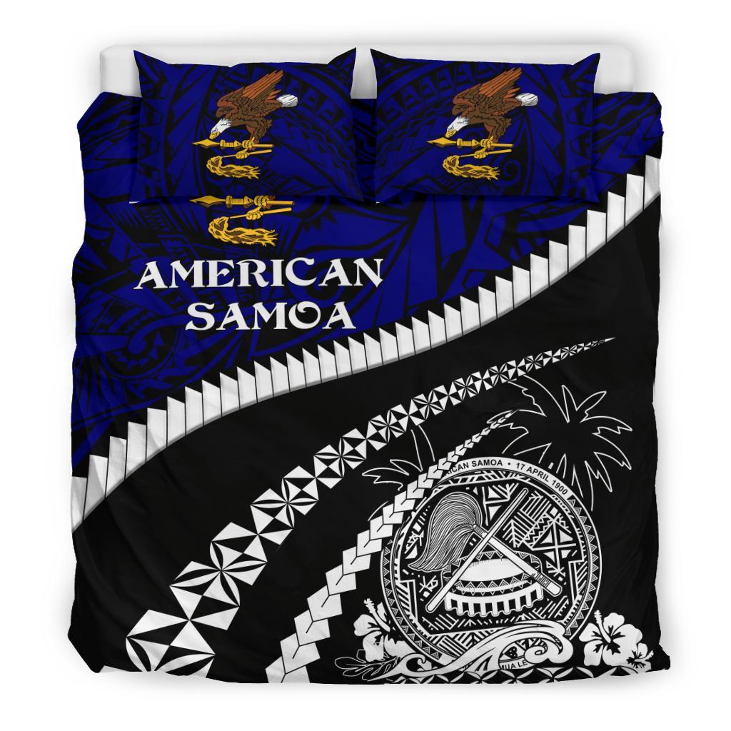 American Samoa Bedding Set - Road to Hometown Blue - Polynesian Pride