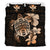 Hawaiian Kanaka Hibiscus Plumeria Mix Polynesian Turtle Bedding Set Orange AH - Polynesian Pride