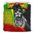 Polynesian Bedding Set - Hawaii Duvet Cover Set Reggae - Turtle with Hook - Polynesian Pride