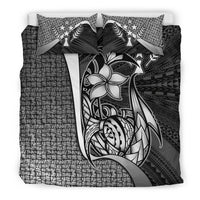 Kosrae Micronesian Bedding Set White - Turtle With Hook - Polynesian Pride