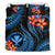 Polynesian Bedding Set - Hawaii Duvet Cover Set - Blue Plumeria - Polynesian Pride