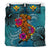 Kanaka Maoli (Hawaiian) Bedding Set - Polynesian Hammerhead Shark Hibiscus - Polynesian Pride