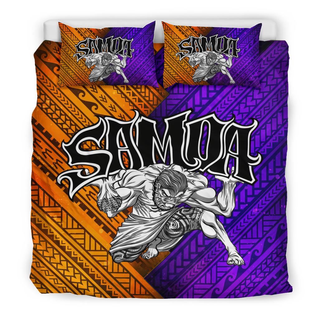 Samoa Bedding Set - Warrior Style Polynesian Patterns - Polynesian Pride