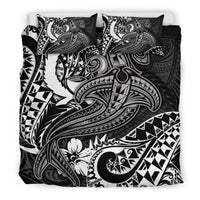Pohnpei Bedding Set - White Shark Polynesian Tattoo - Polynesian Pride