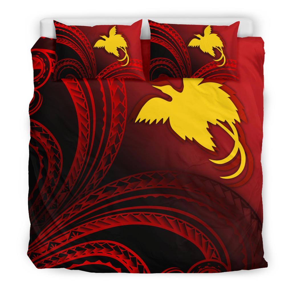 Papua New Guinea Bedding Set - Raggiana Bird of Paradise Polynesian Patterns - Polynesian Pride