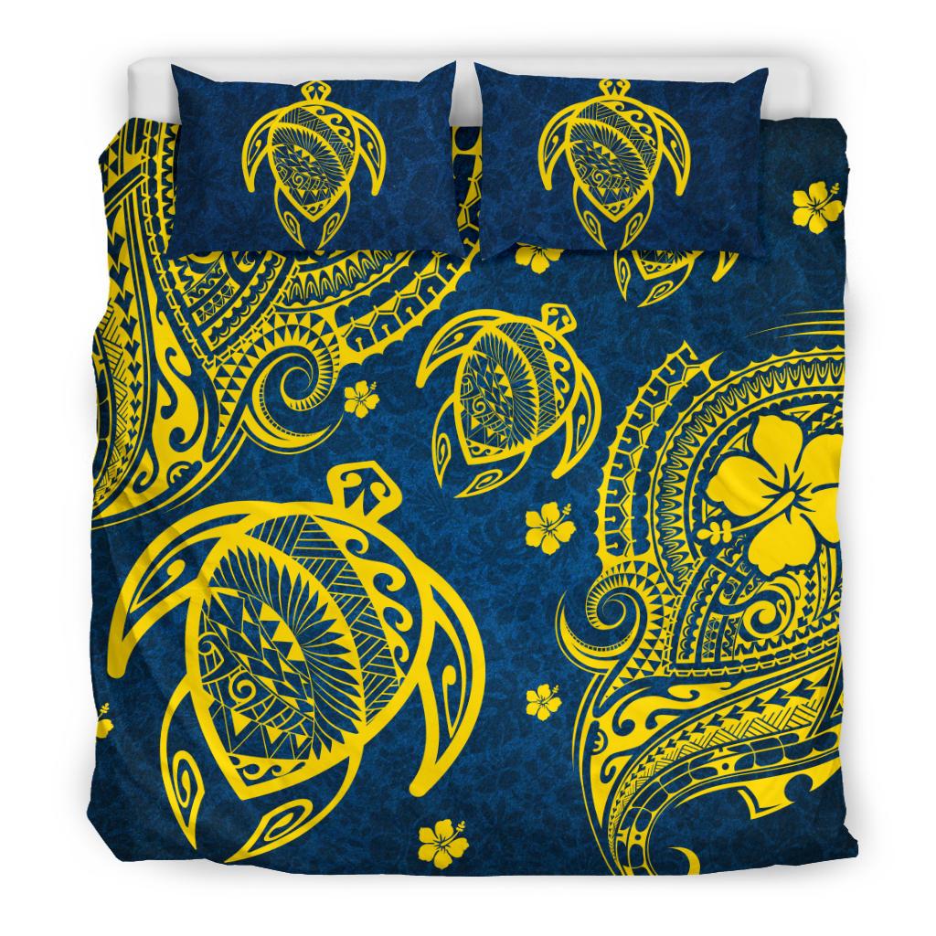 Hawaii Bedding Set - Hawaii Turtle Polynesian Bedding Set - Kala Style - Polynesian Pride