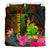 New Caledonia Polynesian Personalised Bedding Set - Hibiscus and Banana Leaves - Polynesian Pride