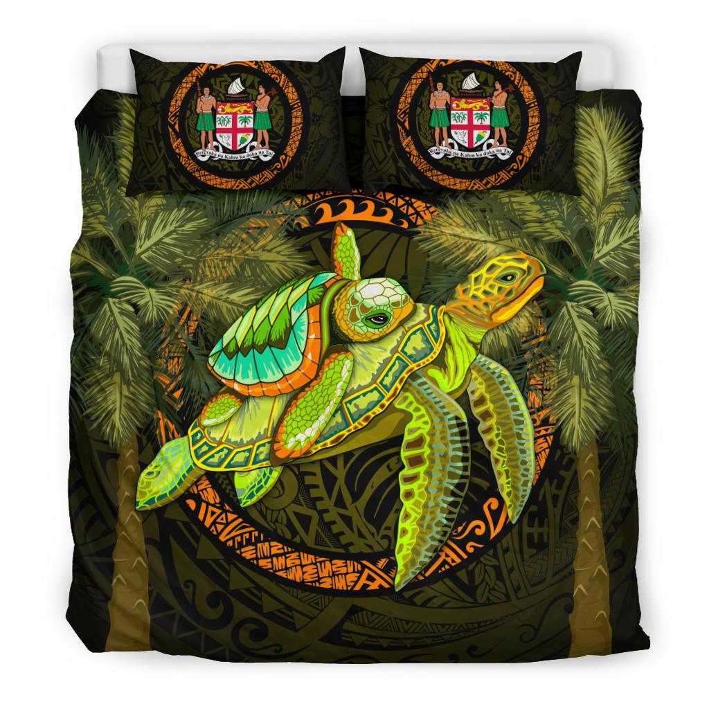 Fiji Bedding Set - Polynesian Turtle Palm Tree - Polynesian Pride