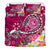 Tahiti Custom Personalised Bedding Set - Turtle Plumeria (Pink) - Polynesian Pride