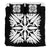 Hawaiian Bedding Set Royal Pattern - Black And White - A3 Style - Polynesian Pride