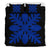 Hawaiian Royal Pattern Bedding Set - Black And Blue - D1 Style - Polynesian Pride