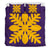 Hawaiian Royal Pattern Bedding Set - Purple And Gold - D1 Style - Polynesian Pride