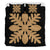 Hawaiian Royal Pattern Bedding Set - Black And Gold - D1 Style - Polynesian Pride