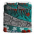 Polynesian Bedding Set - Lizard And Turtle Green - Polynesian Pride