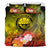 Federated States of Micronesia Bedding Set - Humpback Whale with Tropical Flowers (Yellow) - Polynesian Pride