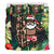 Hawaii Santa Claus Surf Christmas Pattern Bedding Set - AH - Polynesian Pride