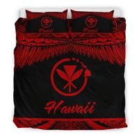 Hawaii Polynesian Bedding set - Hawaii Pride Red Version - Polynesian Pride