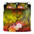 Fiji Bedding Set - Humpback Whale with Tropical Flowers (Yellow) - Polynesian Pride