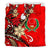 Pohnpei Bedding Set - Tribal Flower With Special Turtles Red Color - Polynesian Pride