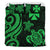 Wallis and Futuna Bedding Set - Green Tentacle Turtle - Polynesian Pride