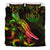 Palau Polynesian Bedding Set - Turtle With Blooming Hibiscus Reggae - Polynesian Pride