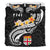 Fiji Bedding Set - Fiji Seal Polynesian Patterns Plumeria (Black) - Polynesian Pride