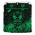 Maori Aotearoa Rugby Haka Bedding Set New Zealand Silver Fern - Green - Polynesian Pride