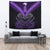 Maori Manaia New Zealand Tapestry Purple Wall Tapestry - Manaia Large 104" x 88" Purple - Polynesian Pride