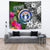 Northern Mariana Islands Tapestry - Turtle Plumeria Banana Leaf - Polynesian Pride