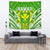 Hawaii Polynesian Tapestry - Hawaiian Pattern With Seal One Style Green - Polynesian Pride