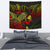 Niue Tapestry - Turtle Hibiscus Pattern Reggae Wall Tapestry Medium 80" x 68" Reggae - Polynesian Pride