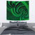 New Zealand Maori Mangopare Tapestry Polynesian - Green Wall Tapestry Medium 80" x 68" Green - Polynesian Pride