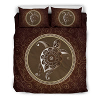 Hawaiian Duvet Cover Set - Sea Turtle Pattern - Polynesian Pride