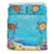 Hawaii Duvet Cover Set - Sea Turtle Underwater Painting 2 - Polynesian Pride